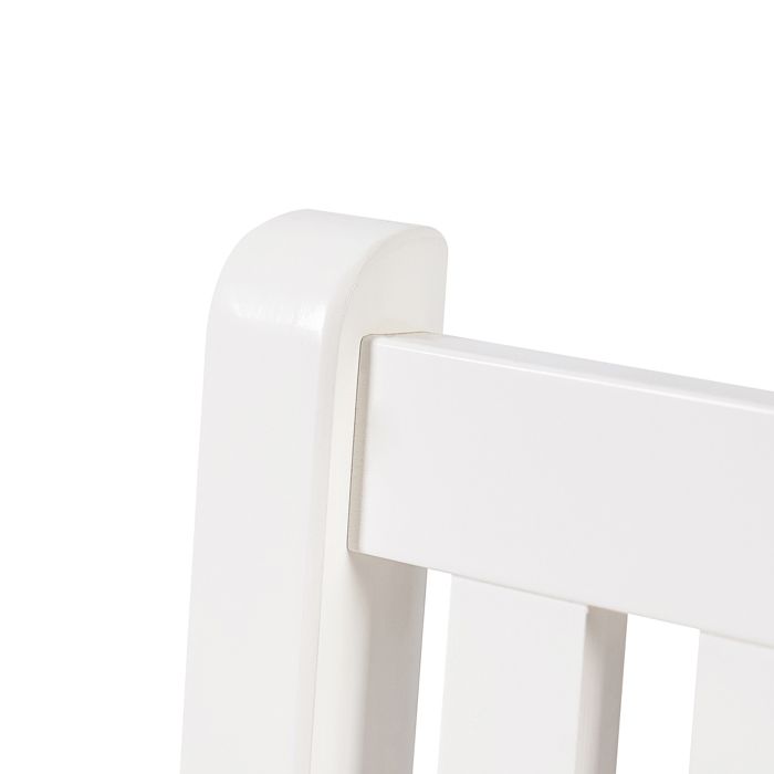 Table Enfant en Bois GINGER HOME avec 2 Chaises – Apprentissage, Dessin et Repas – Design Moderne Blanc