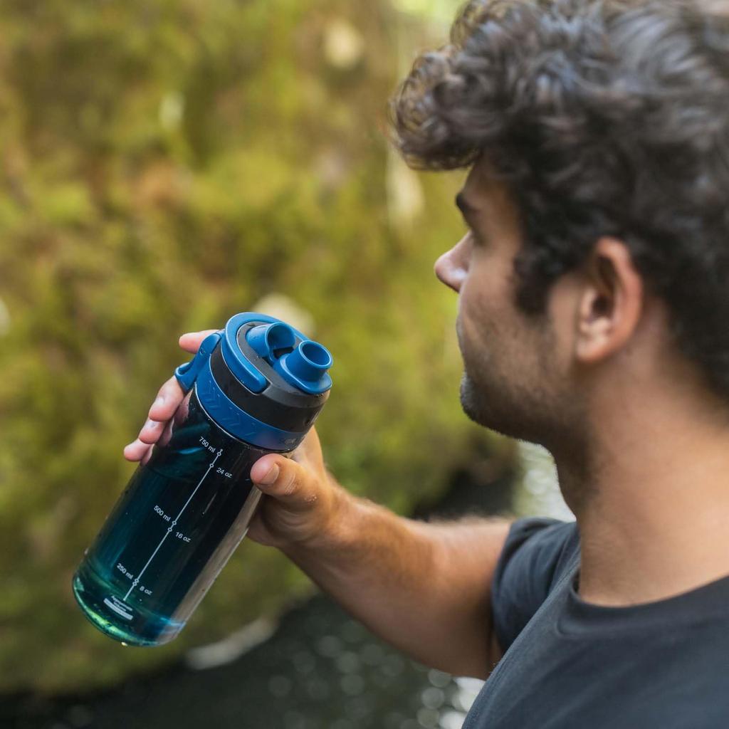 Super Sparrow 1 Liter Water Bottle - Wide Mouth TouchGulp Water Bottle - Leakproof, BPA-Free Tritan Drinking Bottle - Lightweight and Sustainable for