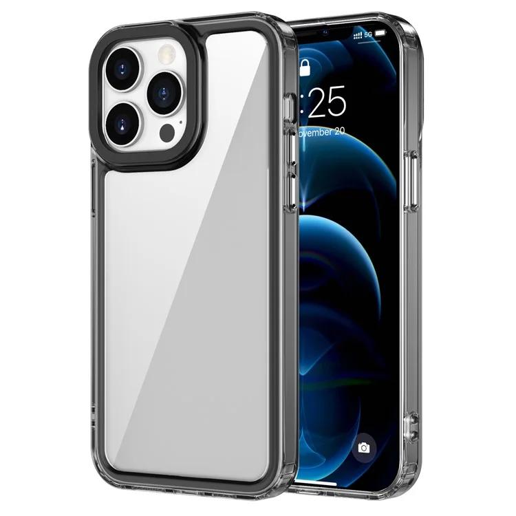

For iPhone 12 / 12 Pro Case PC+TPU Crystal Clear Phone Back Cover