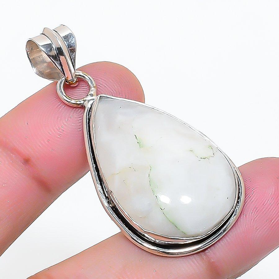 Natural Moonstone Gemstone Handmade 925 Sterling Silver Pendant 1.73  AP-15403