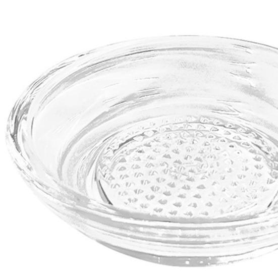 Yousheng 2 ks Japonská skleněná struhadla Miska na koření 60 ml Mini miska na dip s drážkami na strouhání Multifunkční nástroje na krájení zázvoru, česneku a cibule