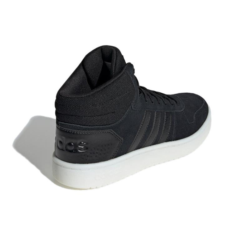Adidas Hoops 2.0 Mid 'Black White' Women's EE7893