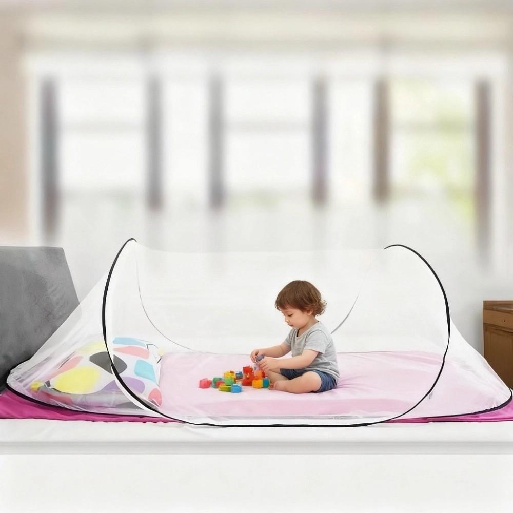 Full Cover Travel Folding Mosquito Net Insect Protection Adjustable Single Bed Sleeping Mosquito Net Mesh Breathable