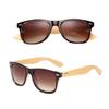 FOENIXSONG Vintage Sunglasses Women Men Bamboo Wood Arm Retro Fashion Sun Glasses Eyewear