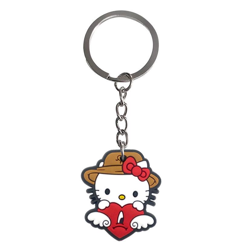 HelloKitty Keychain Soft Rubber Pendant - Small Gift Accessory