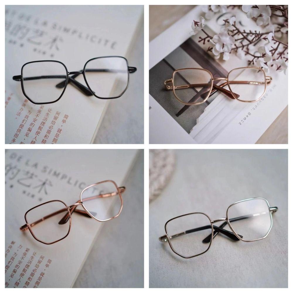 Lovely Preppy Cotton Doll‘s Glasses Soft Cotton Doll Eyeglasses Idol Plush Doll Glasses  BJD