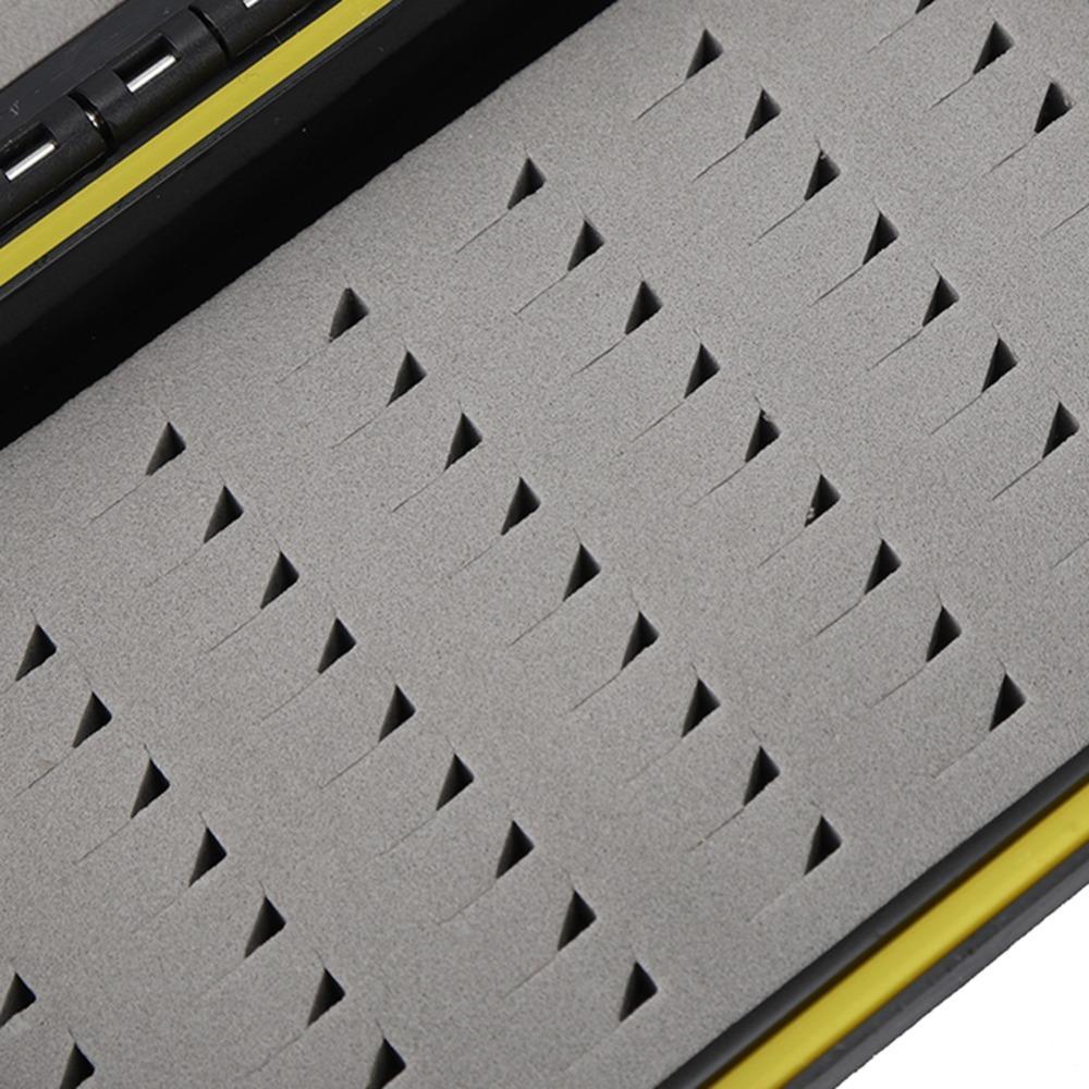 Double Sided Fishing Bait Box ABS Tackle Box Portable Fly Fishing Box Fishing