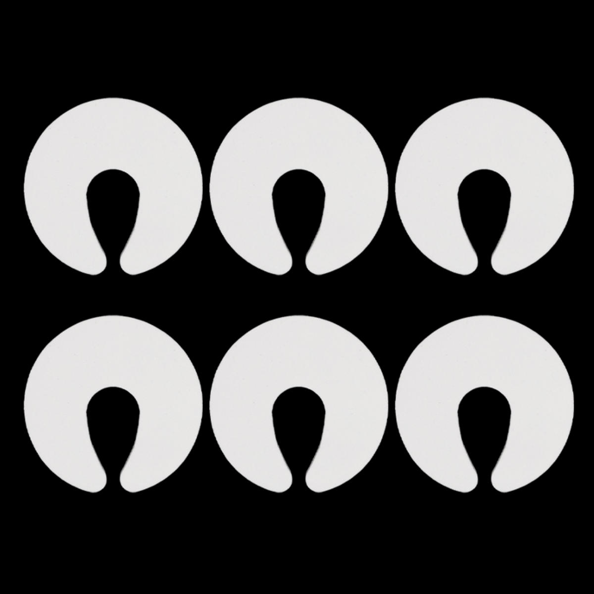 

6Pcs Baby Safety Door Stopper Newborn Furniture Protector Anti-pinch Hand Child Lock Finger Pinch Guard Proof Door Slam Stopper one size белый