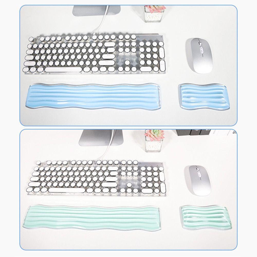 Creative Clear Mouse Wrist Rest Transparent Mouse Wrist Support Pad Gel Wrist Rest Pad Laptop