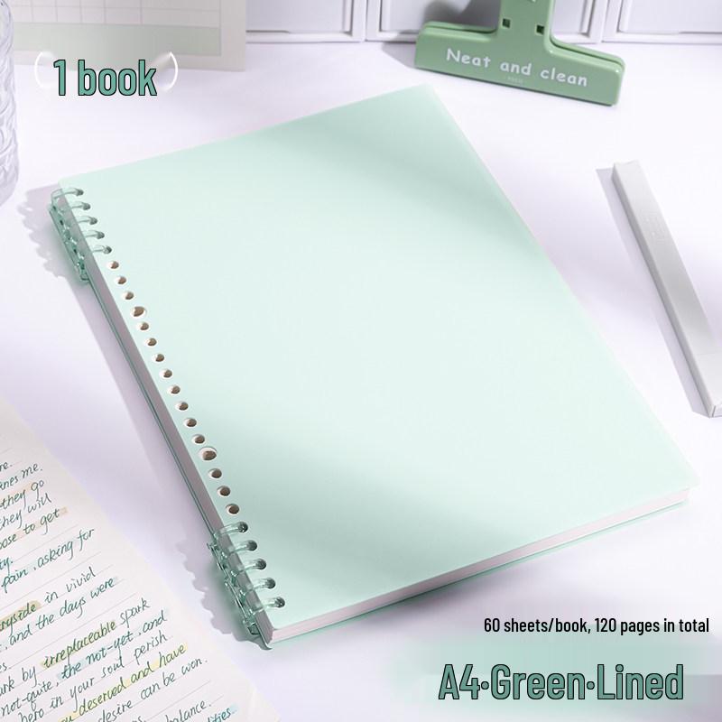 Morandi Colors Detachable Coil Notebook - B5, A4, A5 - Student-Friendly, High-Quality Loose-Leaf Design