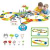 Kinder DIY Elektrisches Rennauto & LED Zug Lernspielzeug Set