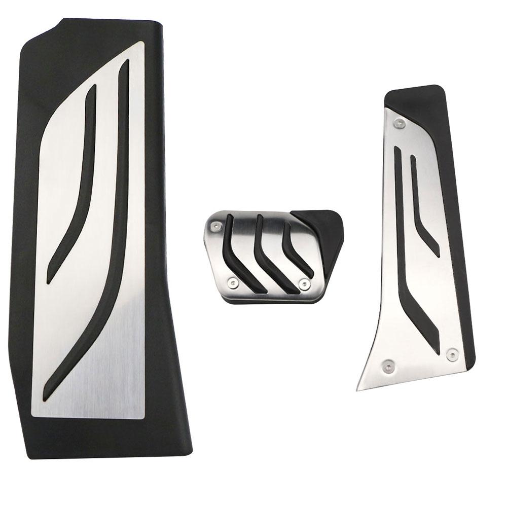 Auto Pedale Gas Bremse Kupplung Rest Pedal Abdeckung für BMW 5 Series G30 G31 G38 520d 520i 525i 528i 530i 2017- 