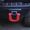 For Hummer H3 2005-2009 TPE Car front Iron Tow Hook Rescue Rear Trailer Hook Protective Decorative Accessories
