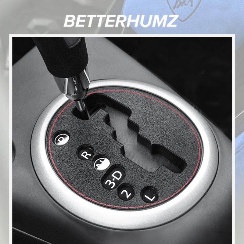 For Suzuki Swift 2005-2016 Made of Alcantara Carbon Fiber Center Console Gear Shift Panel Trim Sticker Car Interior Accessories