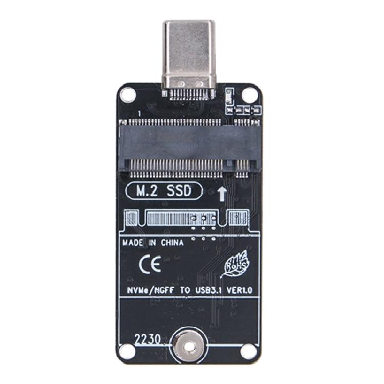 

Plugs & Play M.2 2230 NVMe SATAs to USB C Adapters Portable for PC Tablets Storage Upgrades 1