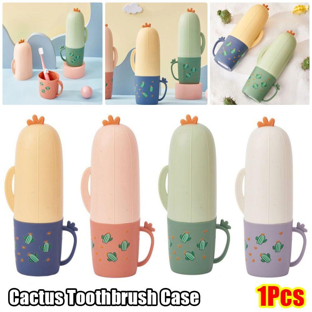 1Pcs Cute Cartoon Toothpaste Container Towel Storage Bathroom Toothbrush Cover  Travel
