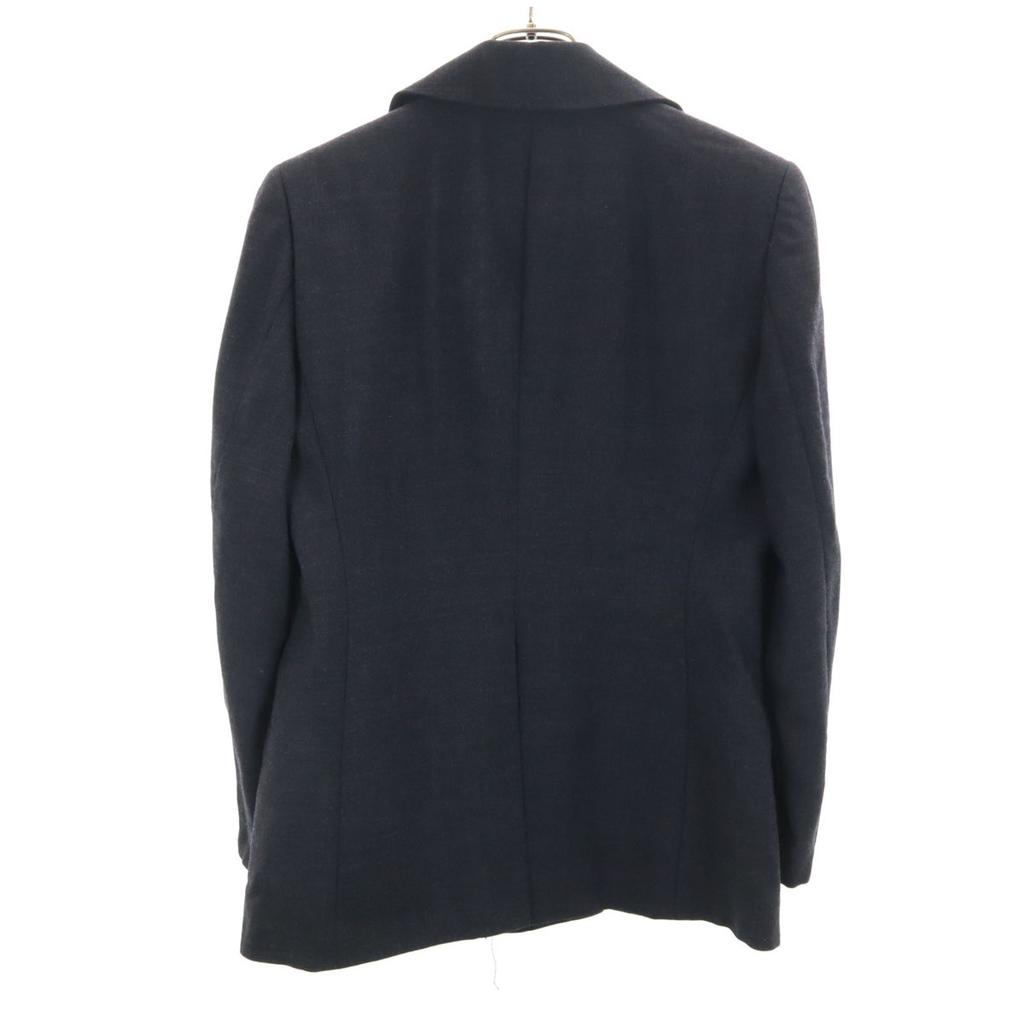 DKNY DONNA KARAN NEW YORK Wool Tailored Jacket 2 Double Button Blazer Women Used