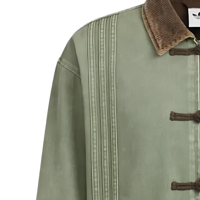 Adidas Originals Track FW25 Top Cotton Loose Striped Jacket Unisex Jacket KT0842