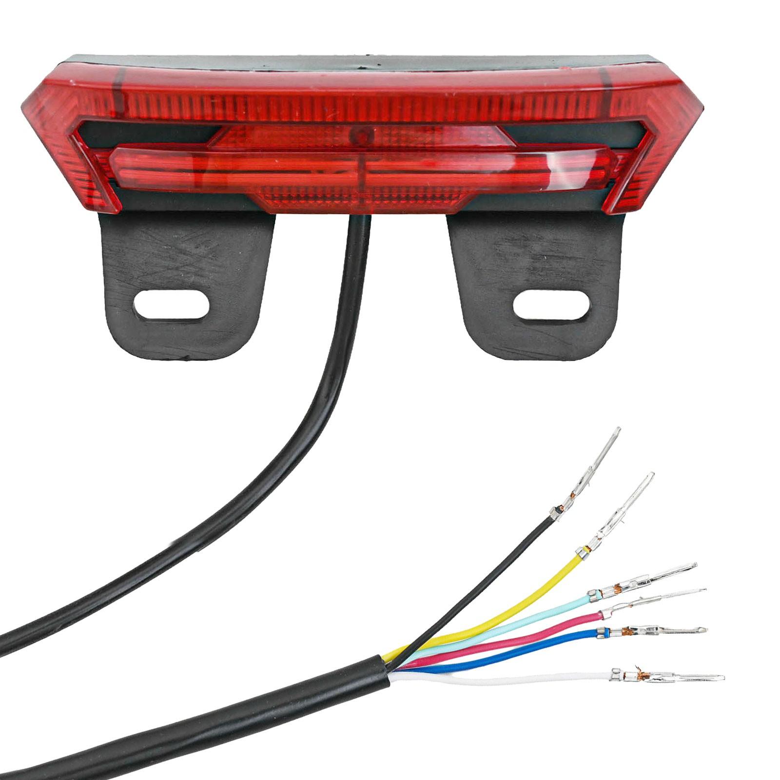 Turn Signal Rear Light Ebike Brake Light Electric Vehicle Taillight