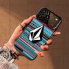 Fashion Sport V-VolCom Style Phone Case For iPhone 16,15,14,17,13,12,11,Mini,Pro,SE,XS,MAX,Black Matte Silicone Cover