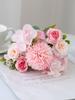 Artificial Rose chrysanthemum Silk Bouquet Flowers  Bridal Wedding outdoor garden arch Decor Home Valentine Garland Accessories