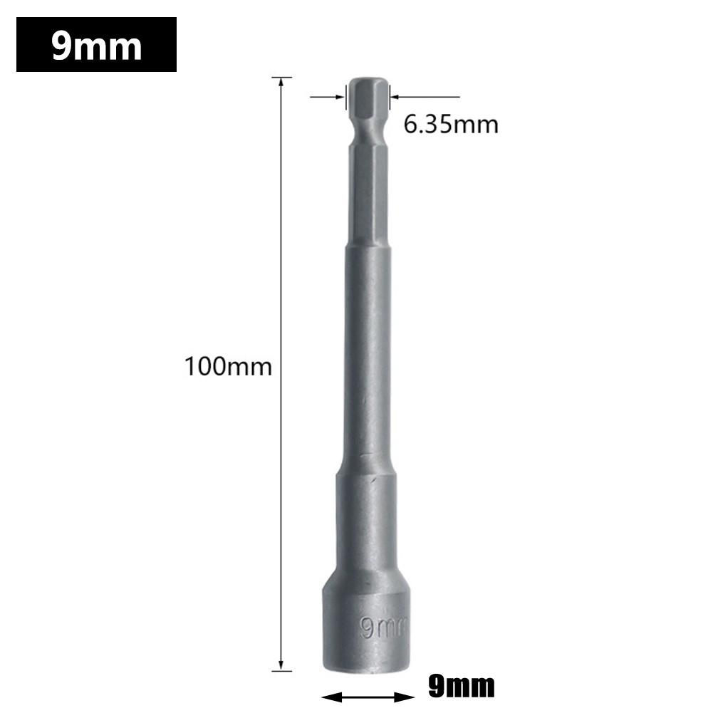 Hexagon Socket Wrench Magnetic 100mm 1pc Chrome Vanadium Steel