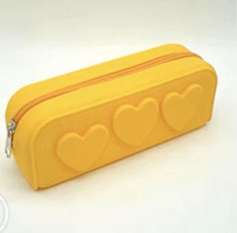 New Makeup Brush Case Toiletry Bag Organizer for Women Silicone Cosmetic Bag Pencil Case with Pattern