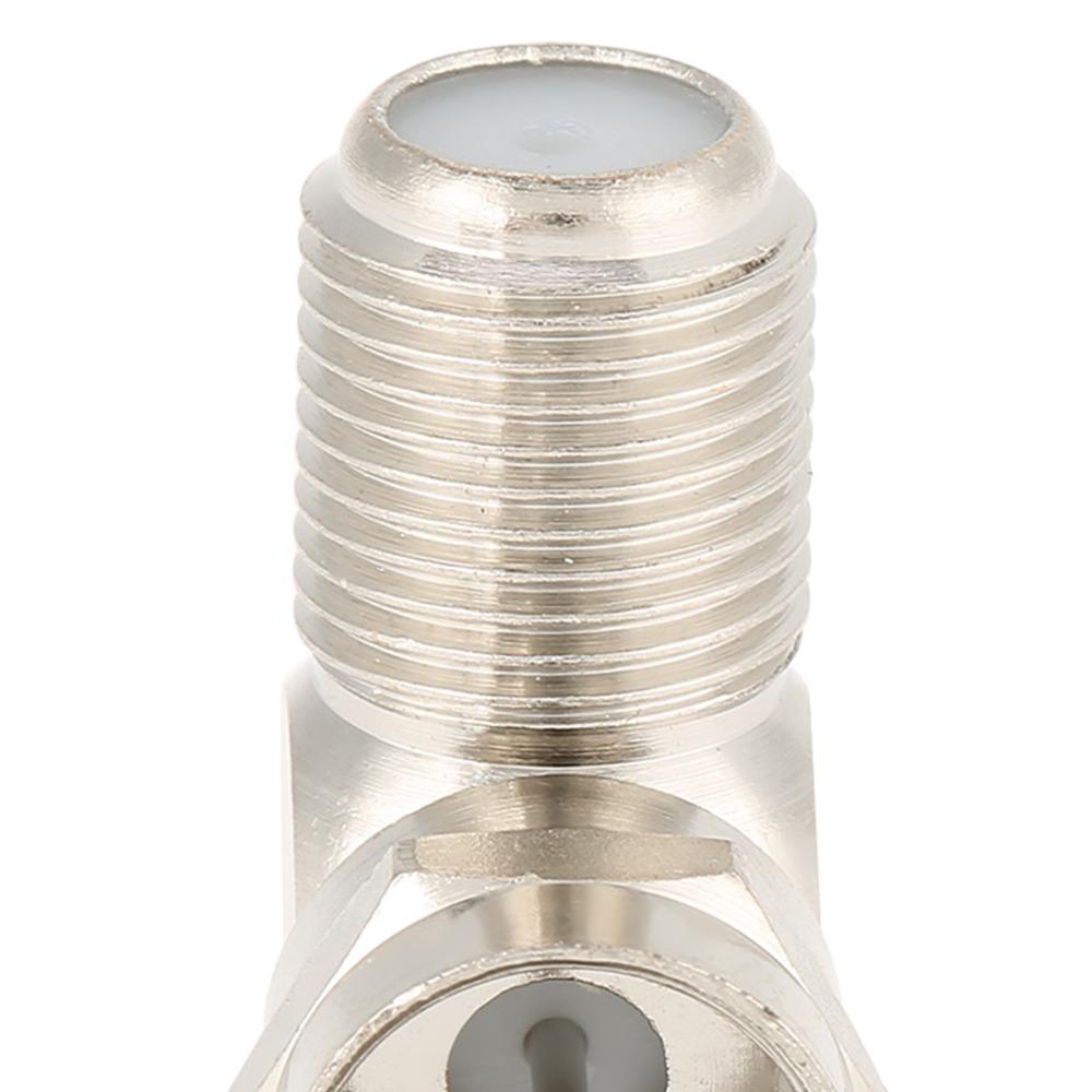 5PCS Practical Right Angle Connector 90 Degree F Type Adapter Coaxial Connector  Modem Connection