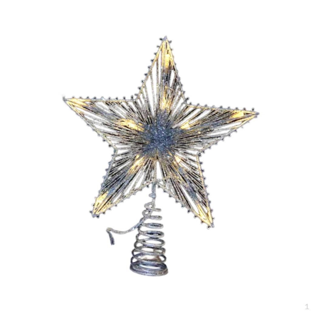 Christmas Tree Topper Ornament Party Supplies Festival Layout Decoration for Year Cafe