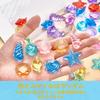Gem Festival Approximately 230 Marine Treasure Gem Summer Home School Random Colors and Styles Scoop, Toy, 500g, Pieces, Animals, Hunt, Grab, Kids'