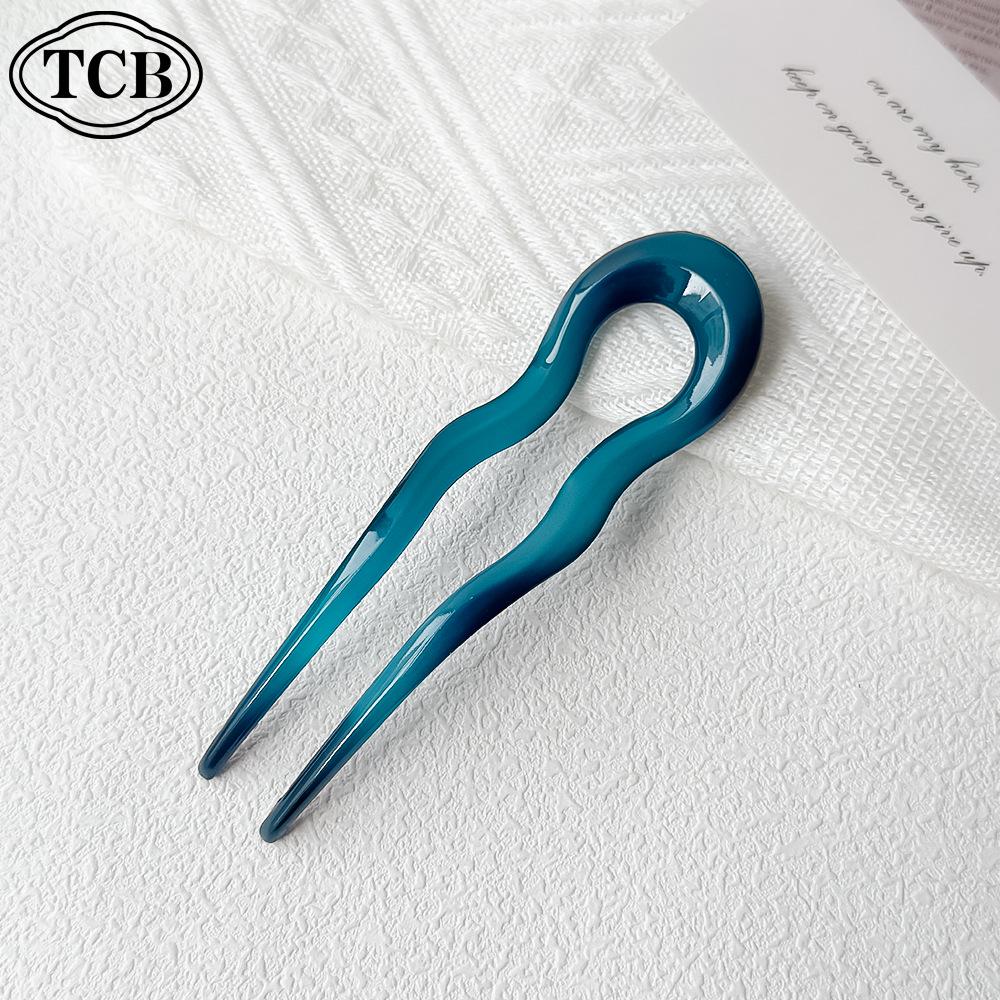 Elegant 2025 U-Shaped Japanese Korean Hairpin Clip for Buns