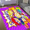Rugrats: Playtime Chaos Themed Anti-Slip Rugs - Polyester Home Decor, Suitable for Bedrooms, Living Rooms, Doorways, Studios, and Decorations
