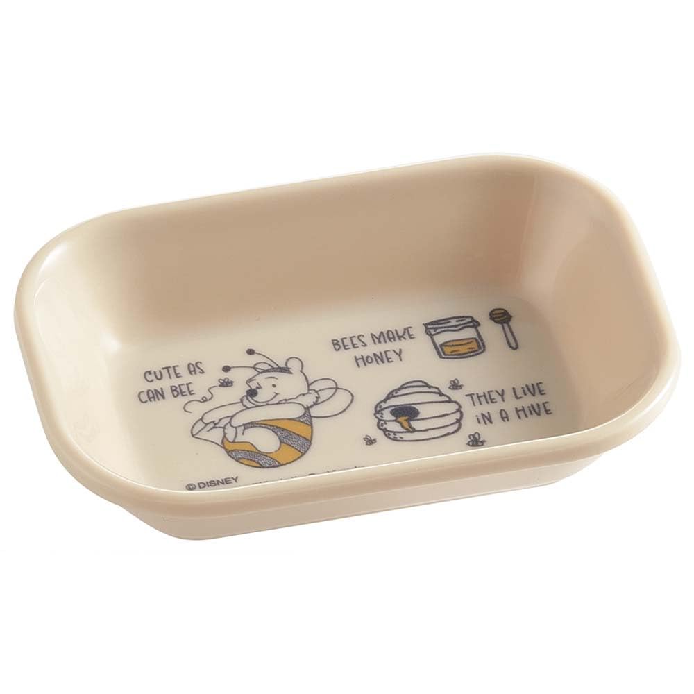 Skater Small Melamine Mini Plate System Dishware S Tray Plate 10.5cm x 7.5cm Disney Winnie the Pooh Design MTSI3 -A