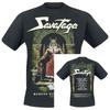 2026 Savatage Algodão Camiseta de Banda Unissex Verão Manga Curta Marca de Moda Camiseta Casual de Luxo Vintage