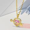 The Heart-Piercing Pendant Necklace For Women Is Sweet And Romantic Suitable For Women To Wear At Banquets And Parties.
