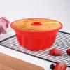 Red Qi Feng circular silicone baking mold, heat-resistant food grade silicone bread mold, egg high mold