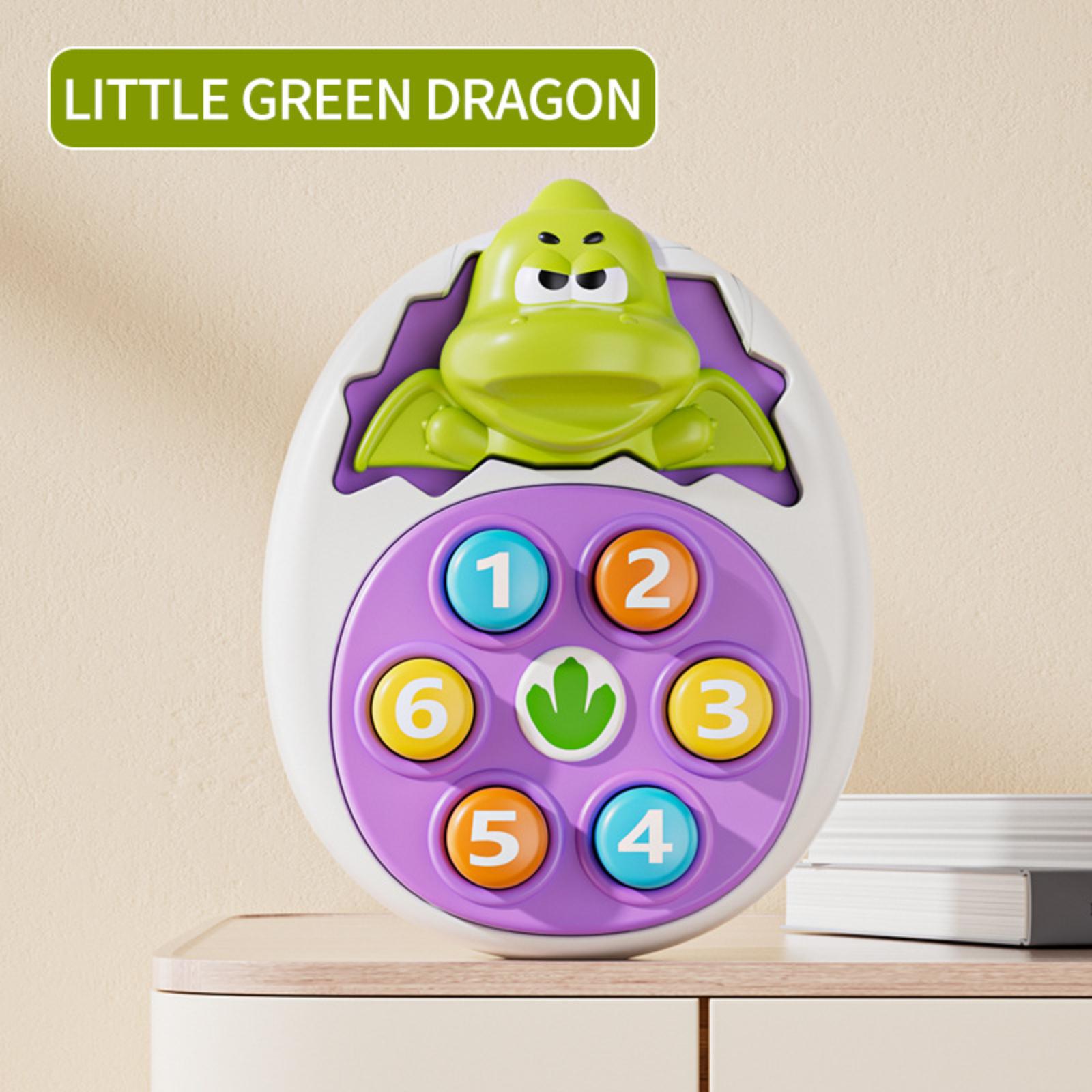 

Кишенькова гра «Вдари по кроту» для малюків, натисни та грай, зняття стресу, дошкільна освіта, інтерактивна навчальна іграшка для батьків та дітей One Size зелений