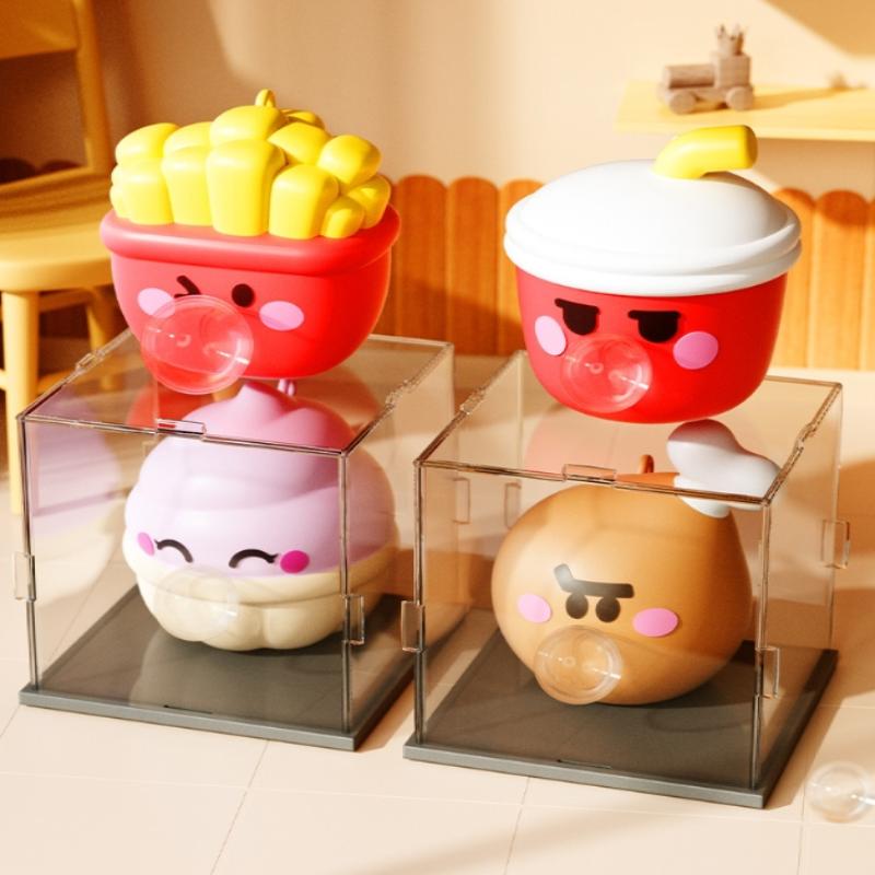 Cute Food Series Spitting Bubbles Squishy Squeeze Toys Anxiety Stress Relief Sensory Antistress Toys For Adults Kids Toys Gifts