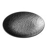 Yangg YLQ 7-inch Round Black Stone Melamine Dessert Plate
