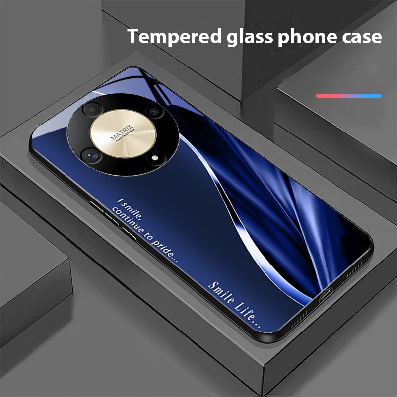 

Новый Мягкий Коричнево-Красный Чехол из Закаленного Стекла для Телефона For Honor Magic 6 50 70 90 Lite X7b 200 Pro Nova 10 Nova 5T X6 P30 Pura 70 Ultra For Pura 70 Ultra