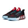 Anta Cement Nemesis Comfortable Shock Absorbing Non-Slip Wear-Resistant Breathable Low-Top Basketball Shoes Kids sneaker Black Red 312231118-2