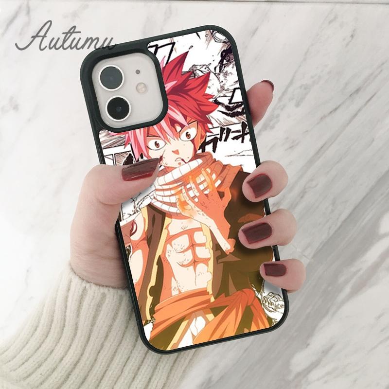 FAIRY TAIL Handyhülle für iPhone 11 12 13 14 Pro Max mini X XR XS SE 2020 5 6S 7 8 Plus Samsung Galaxy S21 S22 Hülle