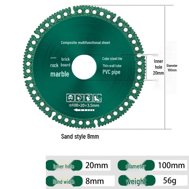 JNL N57200 Multi-Material Angle Grinder Cutting Disc