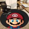 1pc Mario Game Office Round Area Rug, Indoor Mat Suitable For Office, Under Office Chairs Bedroom Living Room Home Decor, Room Deco013