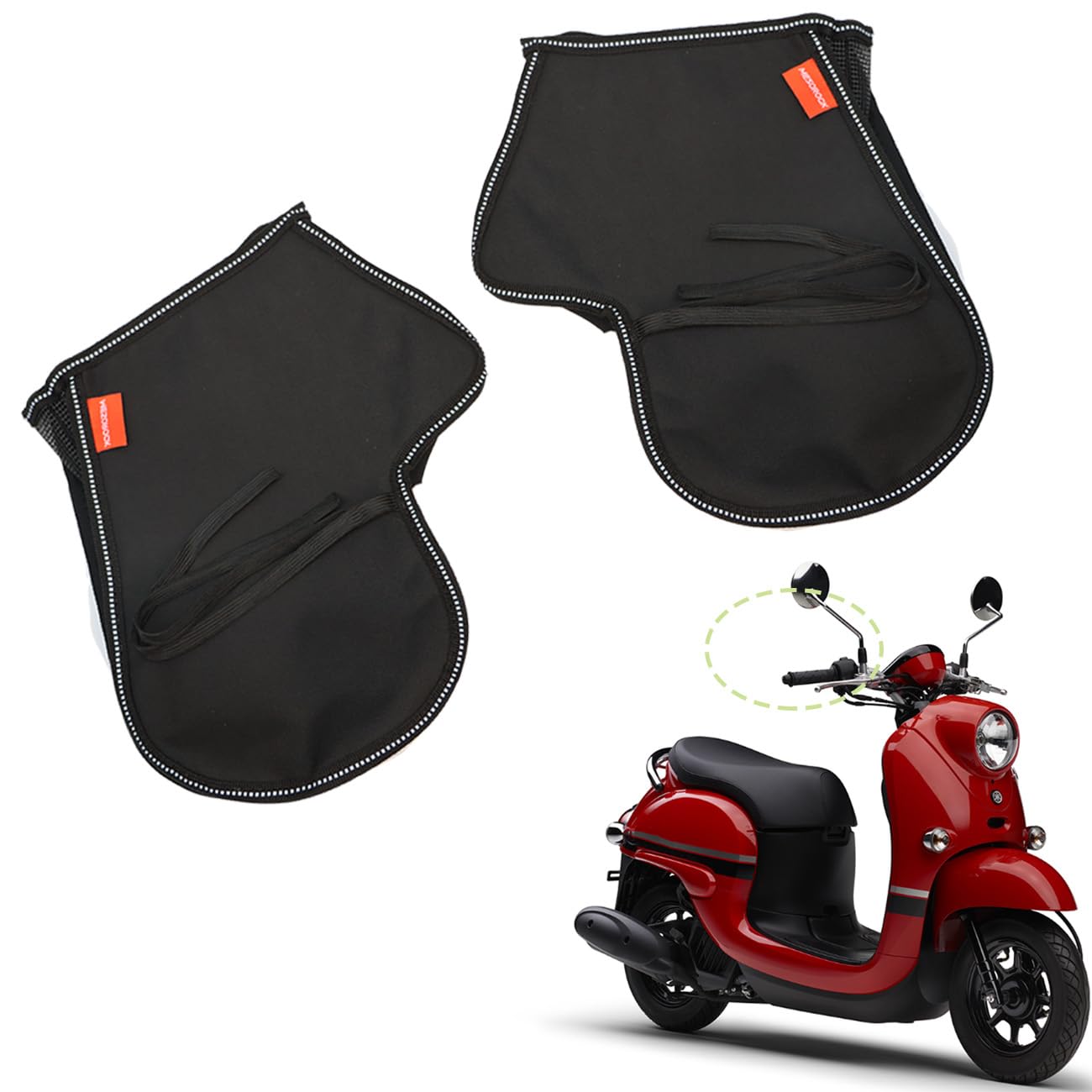 

Karell Bike Steering Wheel Cover, Summer, Sun Protection, Handle Cover, Bike, Lightweight, Scooter Handlebar,