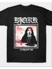 Bjork Unisexs Gothic Pattern Tshirt Short Sleeve Round Neck Army of Me Album Art Print Casual Music Fans Must Have