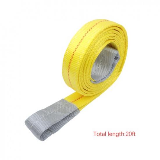 2 Pack 10' X 2" Polyester Lifting Straps 15,000 Pound Capacity Lift Sling Straps