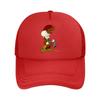 Classic Cartoon Character Scene Fashion Mesh Baseball Cap Breathable Casual  Hats Outdoor For Unisexs And Womens