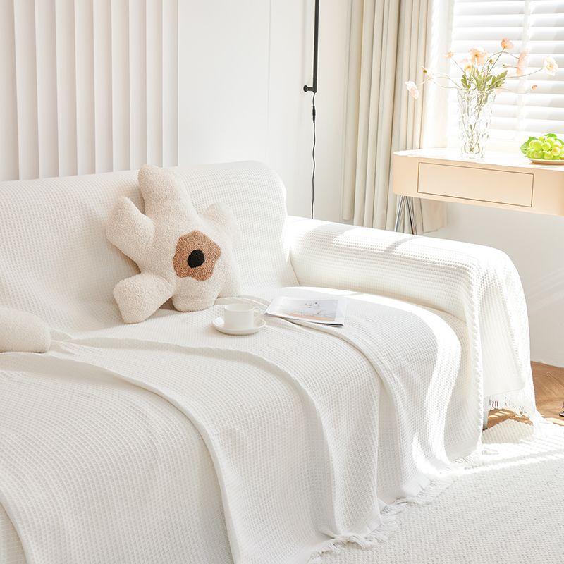 Vintage Sofa Cover Cloth Four Seasons Universal Non Slip Sofa Towel Full Cover All Inclusive Slipcover 90/90cm