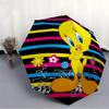 1pc Tweety Bird Umbrella - Automatic Open Compact Travel Umbrella with 86-Rib Durable Frame yy251021129